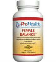 ProHealth Female Balance Review - For Relief From Symptoms Associated With Menopause