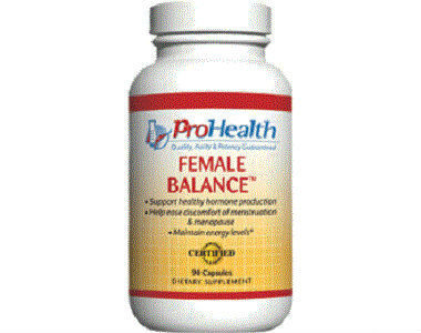 ProHealth Female Balance Review - For Relief From Symptoms Associated With Menopause