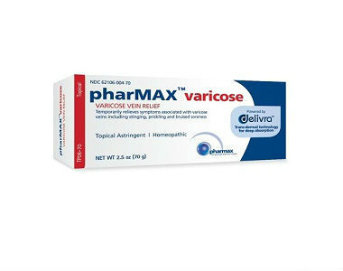 PharMAX Varicose Vein Relief Cream Review - For Reducing The Appearance Of Varicose Veins
