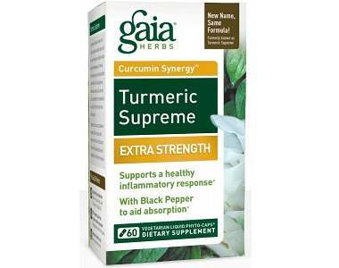 Gaia Herbs’ Turmeric Supreme Extra Strength Review - For Improved Overall Health