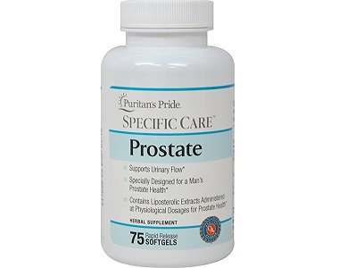 Puritan’s Pride’s Specific Care Prostate Review - For Increased Prostate Support