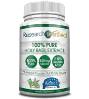 Research Verified Holy Basil Extract Review - For Improved Overall Health