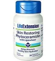 Life Extension Skin Restoring Phytoceramides with Lipowheat Review - For Younger Looking Skin
