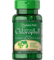 Puritan's Pride Chewable Chlorophyll Review - For Bad Breath And Body Odor