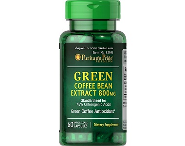 Puritan's Pride Green Coffee Bean Extract Weight Loss Supplement Review