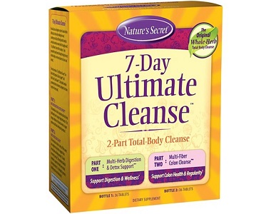 Nature's Secret 7 Day Ultimate Cleanse Review - For Flushing And Detoxing The Colon