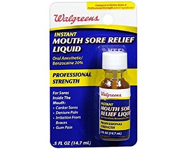 Walgreens Instant Mouth Sore Relief Review - For Relief From Mouth Ulcers And Canker Sores