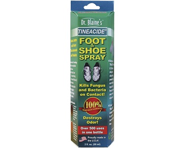 Dr Blaine’s Tineacide Foot and Shoe Spray Review - For Symptoms Associated With Athletes Foot
