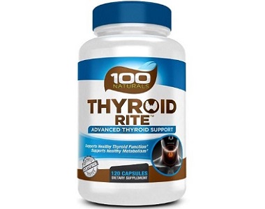 100 Naturals Thyroid Rite Review - For Increased Thyroid Support