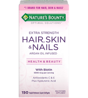 Nature Bounty Extra Strength Hair Skin and Nails Review - For Dull And Thinning Hair