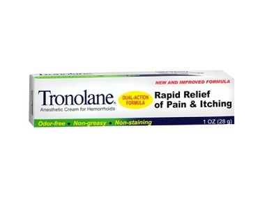 Tronolane Anesthetic Cream for Hemorrhoids Review - For Relief From Hemorrhoids