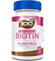 100 Naturals Biotin Review - For Hair Loss, Brittle Nails and Problematic Skin