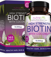 Nutravita Biotin Supplement with Coconut Oil Review - For Hair Loss, Nails and Problematic Skin