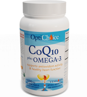 Opti Choice CoQ10 plus Omega 3 Review - For Cognitive And Cardiovascular Support