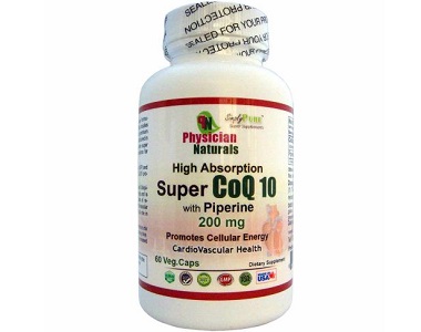 Physician Naturals Coenzyme Super CoQ10 Review - For Cognitive And Cardiovascular Support