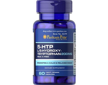 Puritan's Pride 5-HTP Griffonia Simplicifolia Review - For Relief From Anxiety And Tension