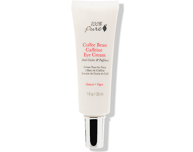 100% Pure Coffee Bean Caffeine Eye Cream Review - For Under Eye Bag And Wrinkles