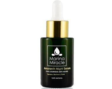Marina Miracle Amaranth Night Serum Review - For Younger Healthier Looking Skin