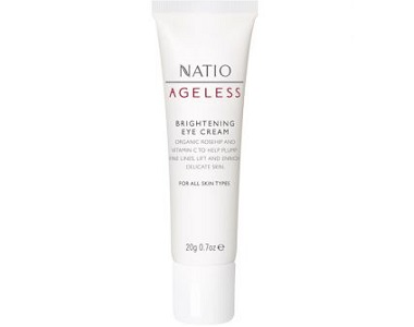 Natio Ageless Brightening Eye Cream Review - For Under Eye Bag And Wrinkles